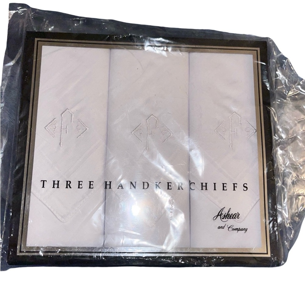 White Handkerchief Set by Asgard & Company